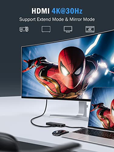 9-in-1 USB-C Hub with 4K HDMI and Ports