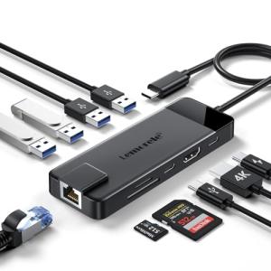 Lemorele 10-in-1 USB-C Multiport Hub Adapter