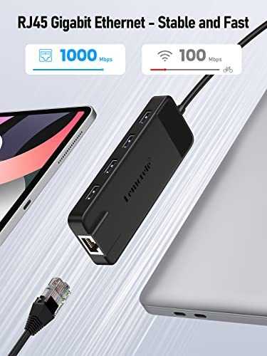 Lemorele 10-in-1 USB-C Multiport Hub Adapter