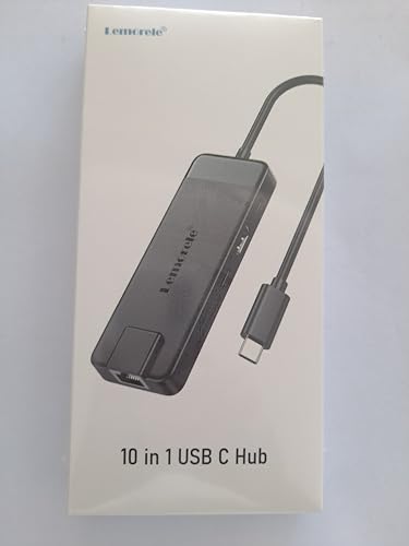 Lemorele 10-in-1 USB-C Multiport Hub Adapter