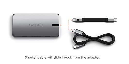 SATECHI 9-in-1 USB-C Multiport Adapter - Space Gray