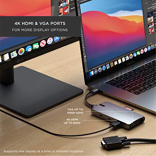 SATECHI 9-in-1 USB-C Multiport Adapter - Space Gray