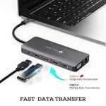 NOVOO 12-in-1 USB-C Docking Station with Triple Display