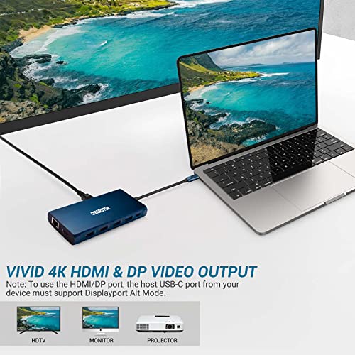 12-in-1 USB-C Docking Station with Dual HDMI