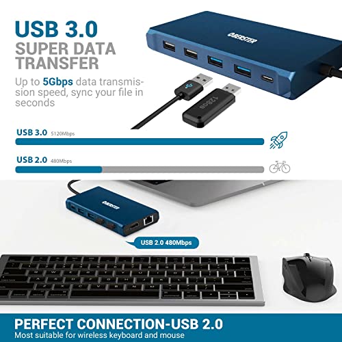 12-in-1 USB-C Docking Station with Dual HDMI