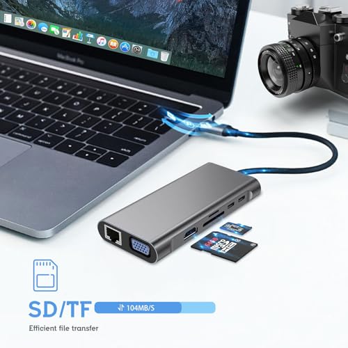 12-in-1 USB-C Hub with Wireless Charging