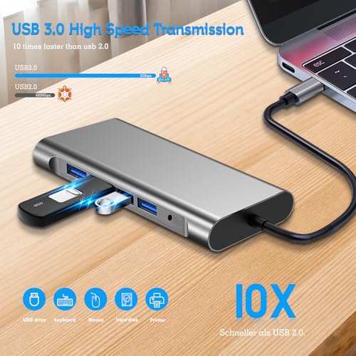 12-in-1 USB-C Hub with Wireless Charging