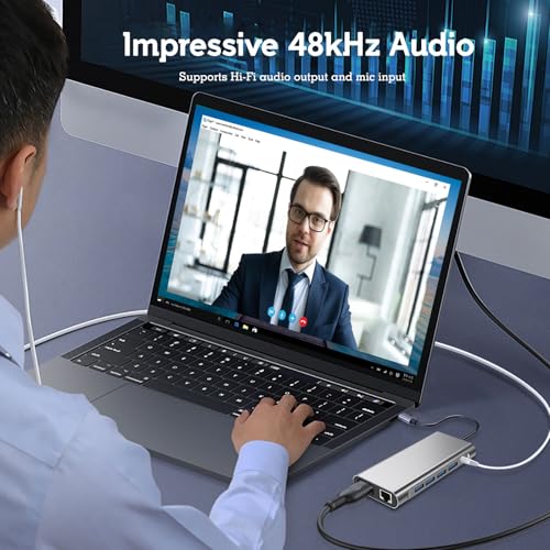 12-in-1 USB-C Hub with Wireless Charging