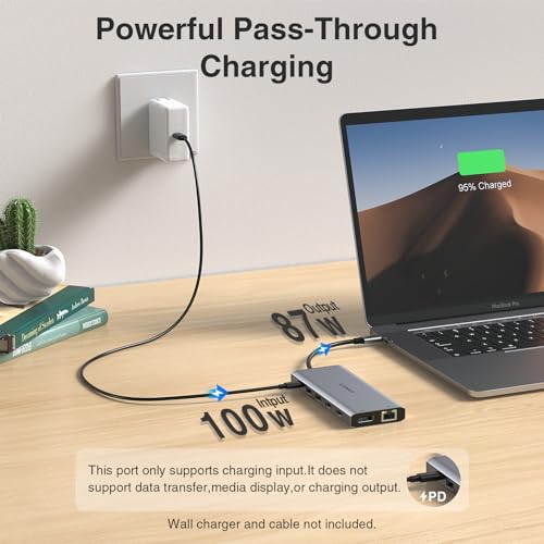 14-in-1 USB-C Docking Station with Dual HDMI