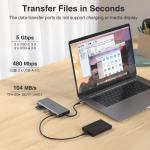 14-in-1 USB-C Docking Station with Dual HDMI