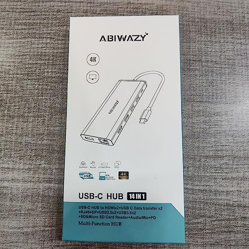 14-in-1 USB-C Docking Station with Dual HDMI