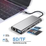 12-in-1 USB-C Hub with 4K HDMI and Ethernet