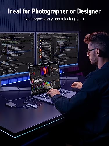 Lemorele 12-in-1 USB-C Docking Station Multiport