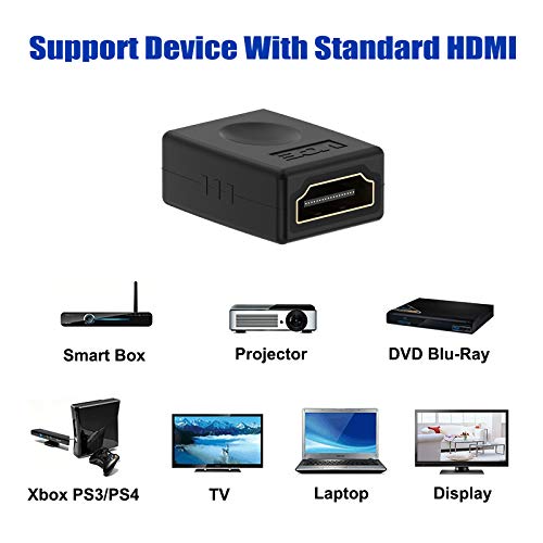 VCE 4K HDMI Female Coupler Adapter 2-Pack