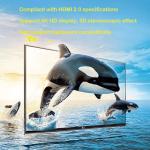 2-Pack HDMI Right/Left Angle Adapters, 4K 3D