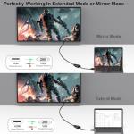 Gold-Plated HDMI to VGA Adapter, Male-Female