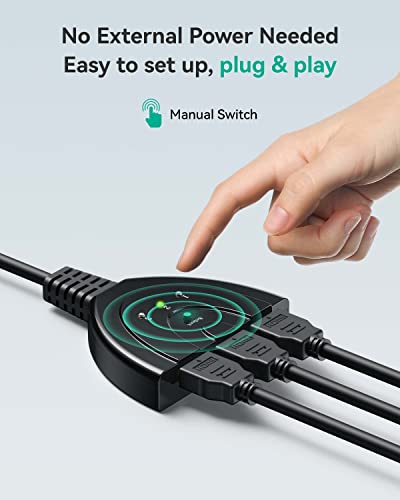 GANA 3-Port Gold Plated HDMI Switcher 1080p