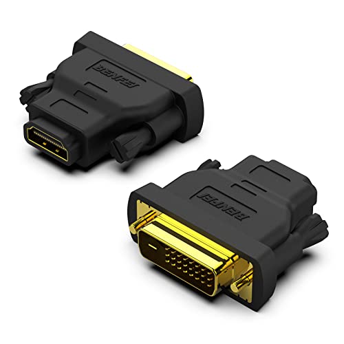 BENFEI HDMI to DVI Adapter, 2-Pack