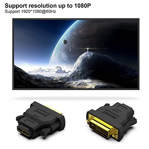BENFEI HDMI to DVI Adapter, 2-Pack