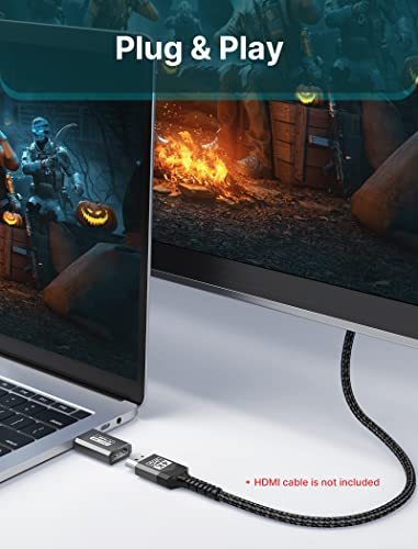 JSAUX 4K DisplayPort to HDMI Adapter 2-Pack