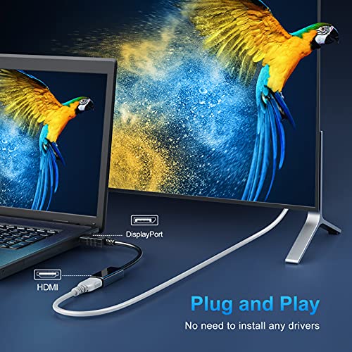 DisplayPort to HDMI Adapter, 1080P High Speed Converter