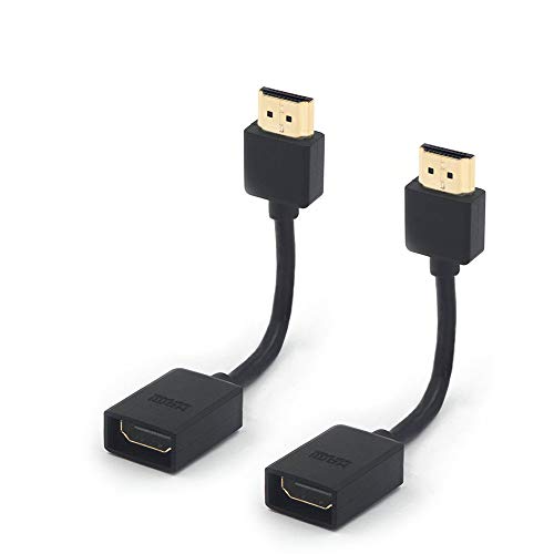 VCE 4K HDMI Extension Cable Male to Female 2-Pack