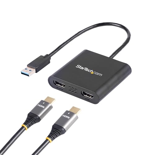 Dual HDMI Adapter for USB 3.0 Devices