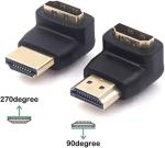 VCE 90° and 270° HDMI Adapter Pair