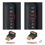 VCE 90° and 270° HDMI Adapter Pair