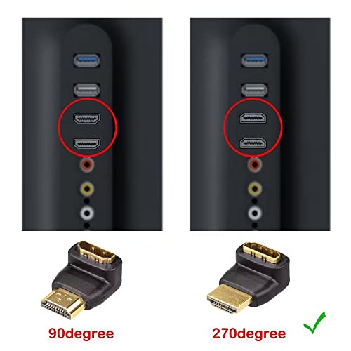 VCE 90° and 270° HDMI Adapter Pair
