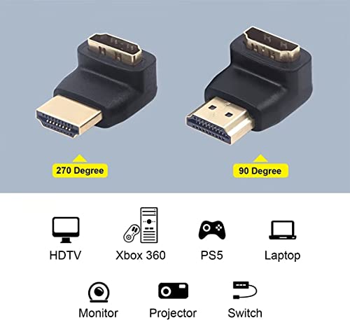 VCE 90° and 270° HDMI Adapter Pair