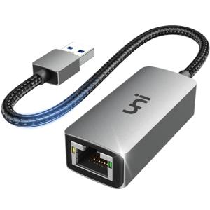 Aluminum USB-C to RJ45 Gigabit Ethernet Adapter