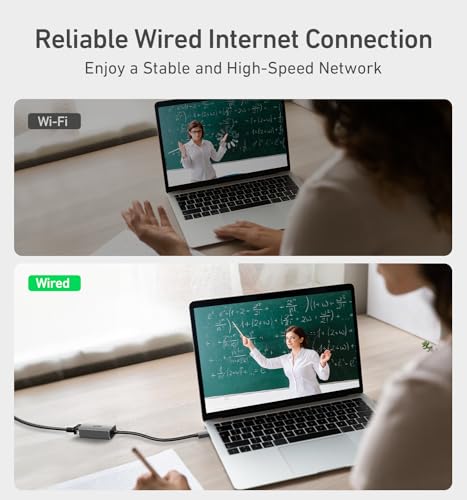 Aluminum USB-C to RJ45 Gigabit Ethernet Adapter