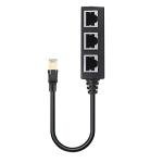 RJ45 Ethernet Splitter Adapter for Cat5/Cat6/Cat7