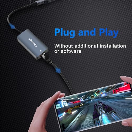 USB-C to 1000Mbps Ethernet Adapter for Devices