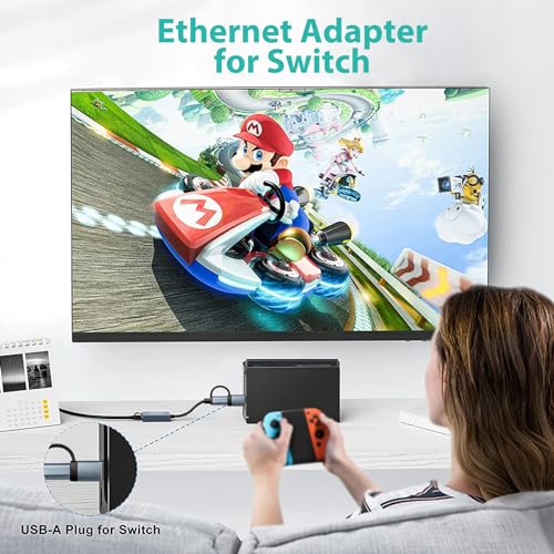 USB-C to Ethernet Gigabit Adapter for Devices