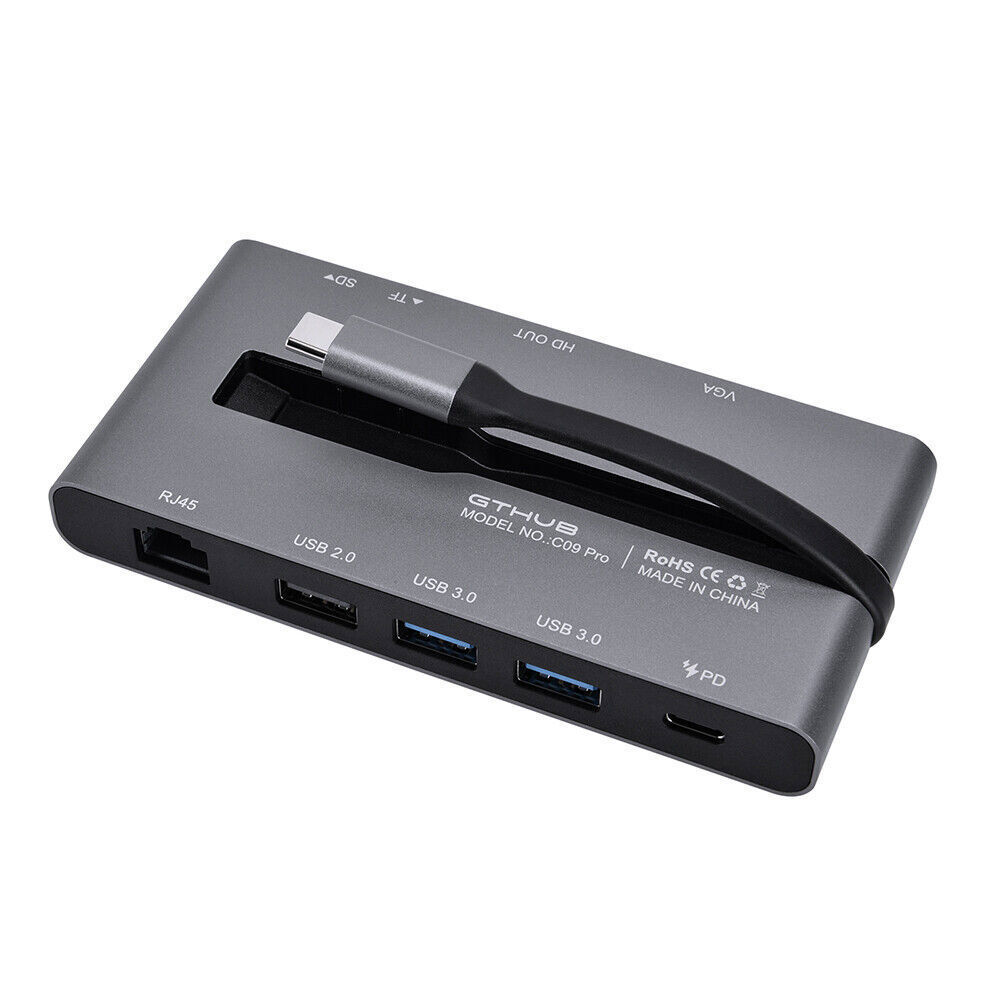 9-in-1 USB-C Hub for MacBook & Laptop