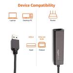 Amazon Basics USB-C Gigabit Ethernet Adapter, Black