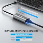 TECKNET USB-C Ethernet Adapter 1000Mbps Gigabit LAN