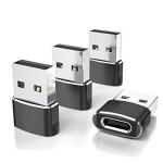 4-Pack USB to USB-C Adapter for Apple Devices