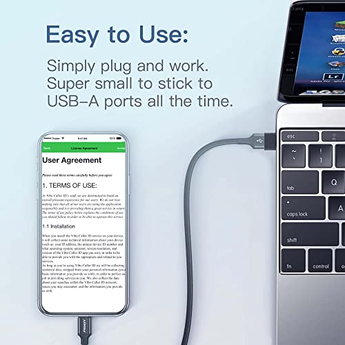 3-Pack USB-C Female to USB Male Adapters