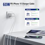 2-Pack 0.9M USB-C Fast Charging Cable