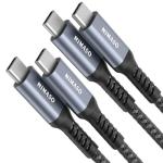 NIMASO 2M USB-C Cable 60W Fast Charging (2-Pack)