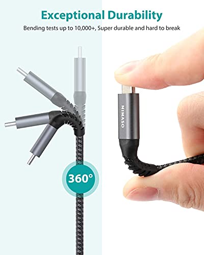 NIMASO 2M USB-C Cable 60W Fast Charging (2-Pack)