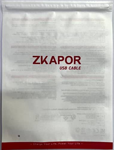 ZKAPOR 30CM USB-C Fast Charging Cable - Grey