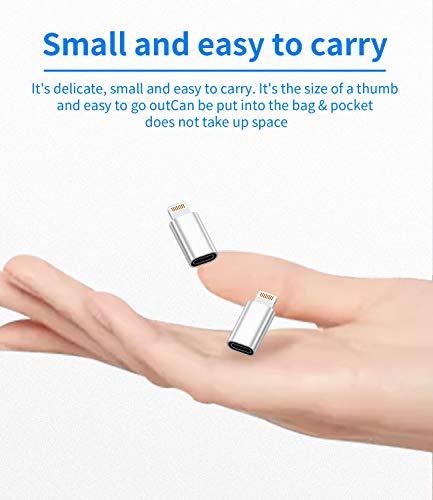 3-Pack USB-C to Lightning Adapter for iPhone