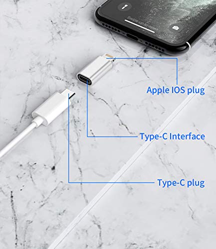 3-Pack USB-C to Lightning Adapter for iPhone