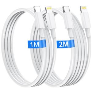 2-Pack USB-C to Lightning Fast Charging Cable