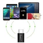 4-Pack Micro USB to USB-C Adapters