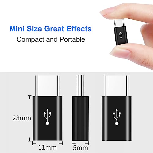 2-Pack Micro USB to USB-C Adapters